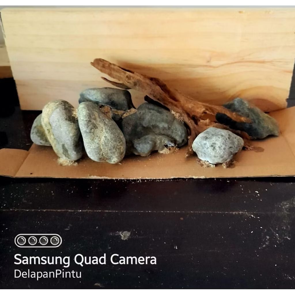 Hakkai Stone สําหรับตกแต่งตู้ปลาถังตื้น P30L20T13 ซม. การออกแบบแปลงชีวภาพ