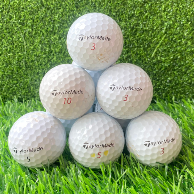 ลูกกอล์ฟ Taylormade TP5|TP5X เกรด C เดิมไม่มีซ่อมไม่มีรีเพ้นท์