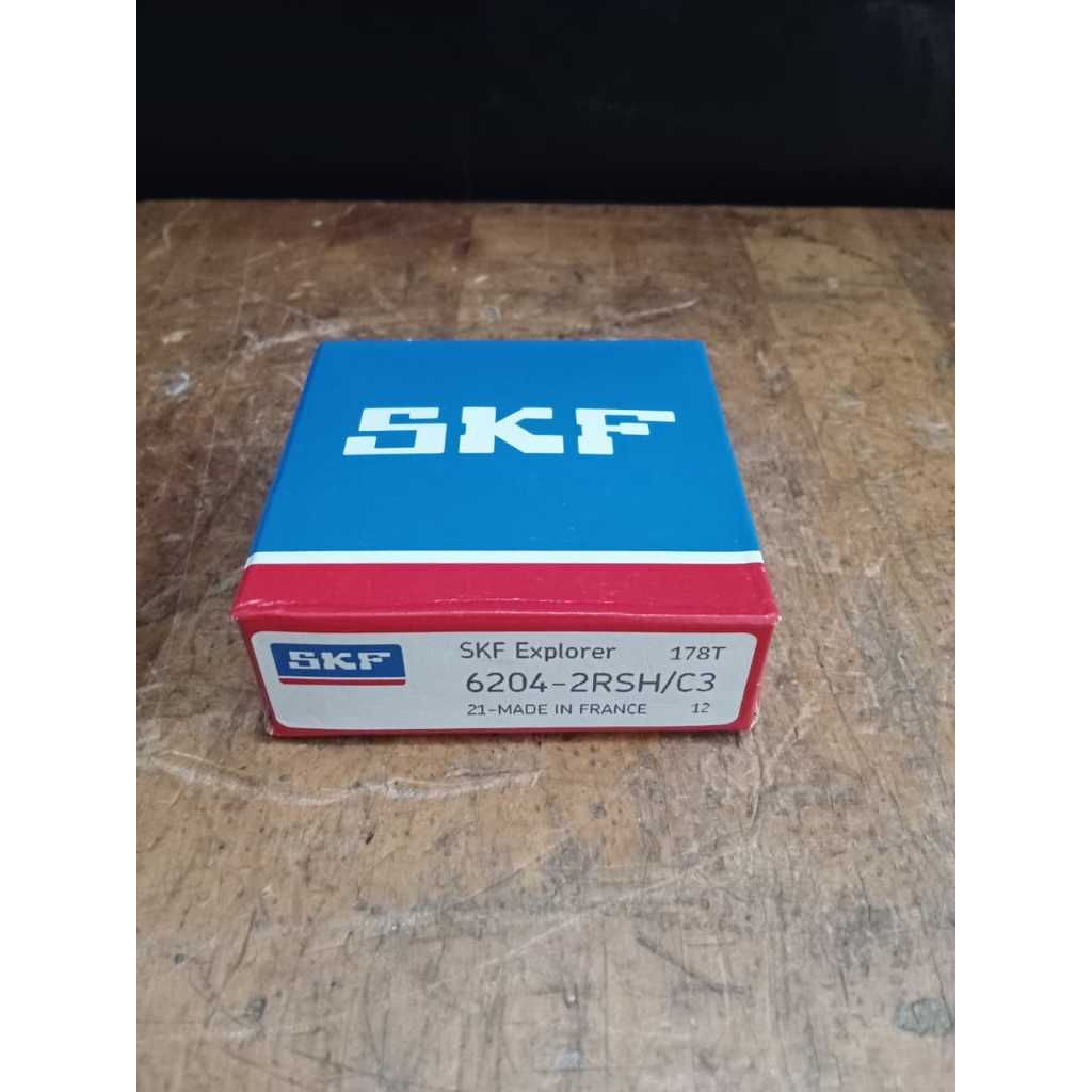 BEARING SKF 6204 2RS/C3 ยางหมวก