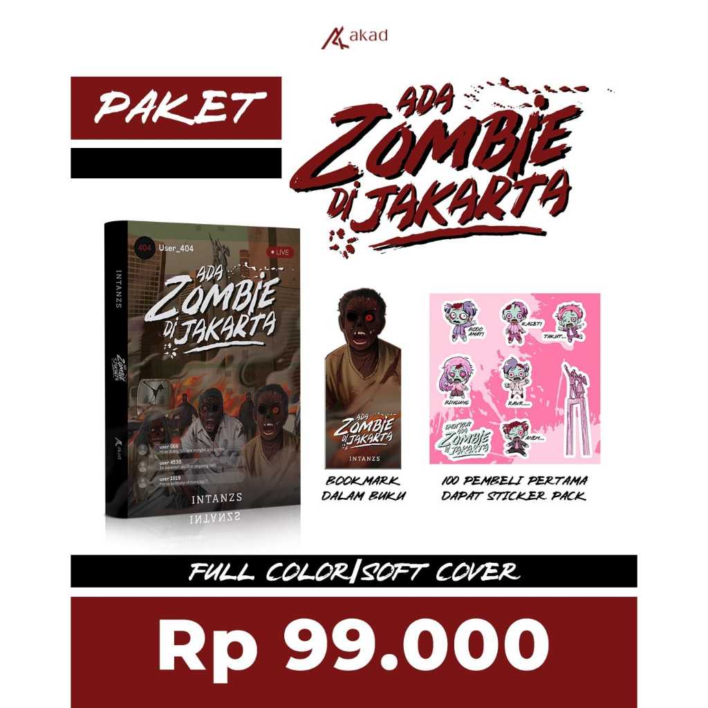 Gramedia Palembang - Ada Zombies in (สั่งล่วงหน้า 28 ตุลาคม - 3 พฤศจิกายน 2025)