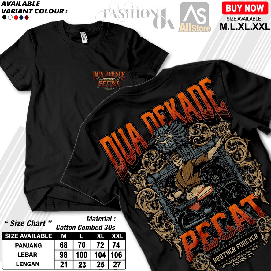TWO DECADE CB PECAT TEGAL EVENT T-SHIRT 18 OCTOBER 2025