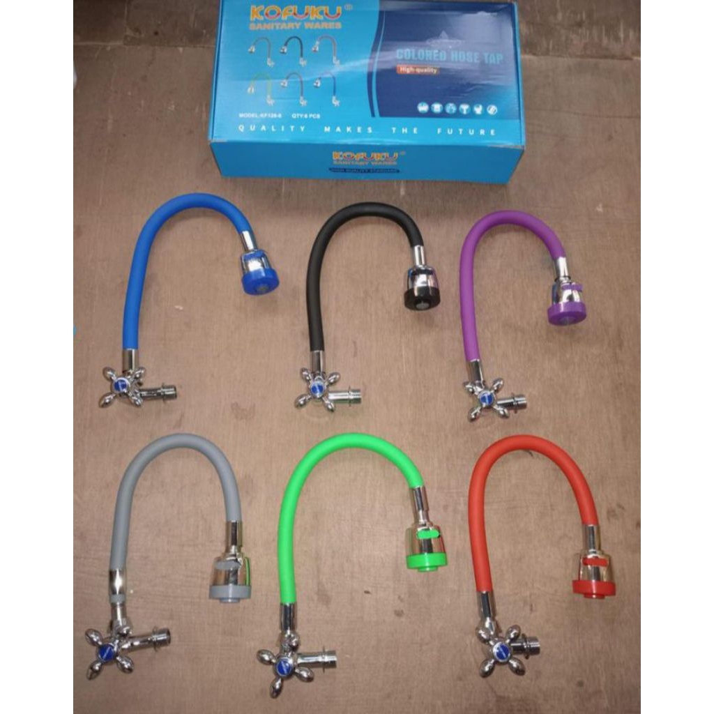 ก๊อกน้ําหงส์แบบยืดหยุ่น KOFUKU Baling Color