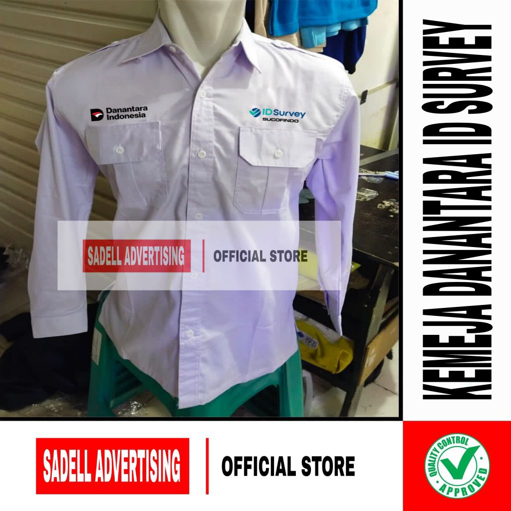 KEMEJA Danantara เสื้อ ID SURVEY SUCOFINDO Uniform ID SURVEY SUCOFINDO เสื้อ ID SURVEY SUCOFINDO Dan
