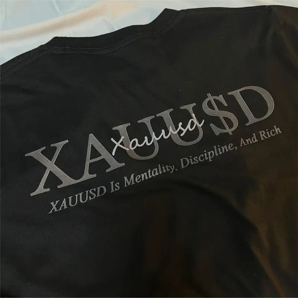 เสื้อยืด XAUUSD | เสื้อยืด Treder Forex | ผ้าฝ้ายหวี 24ส | ไม่จํากัดเพศ ไม่จํากัดเพศ ไม่จํากัดเพศ ไม