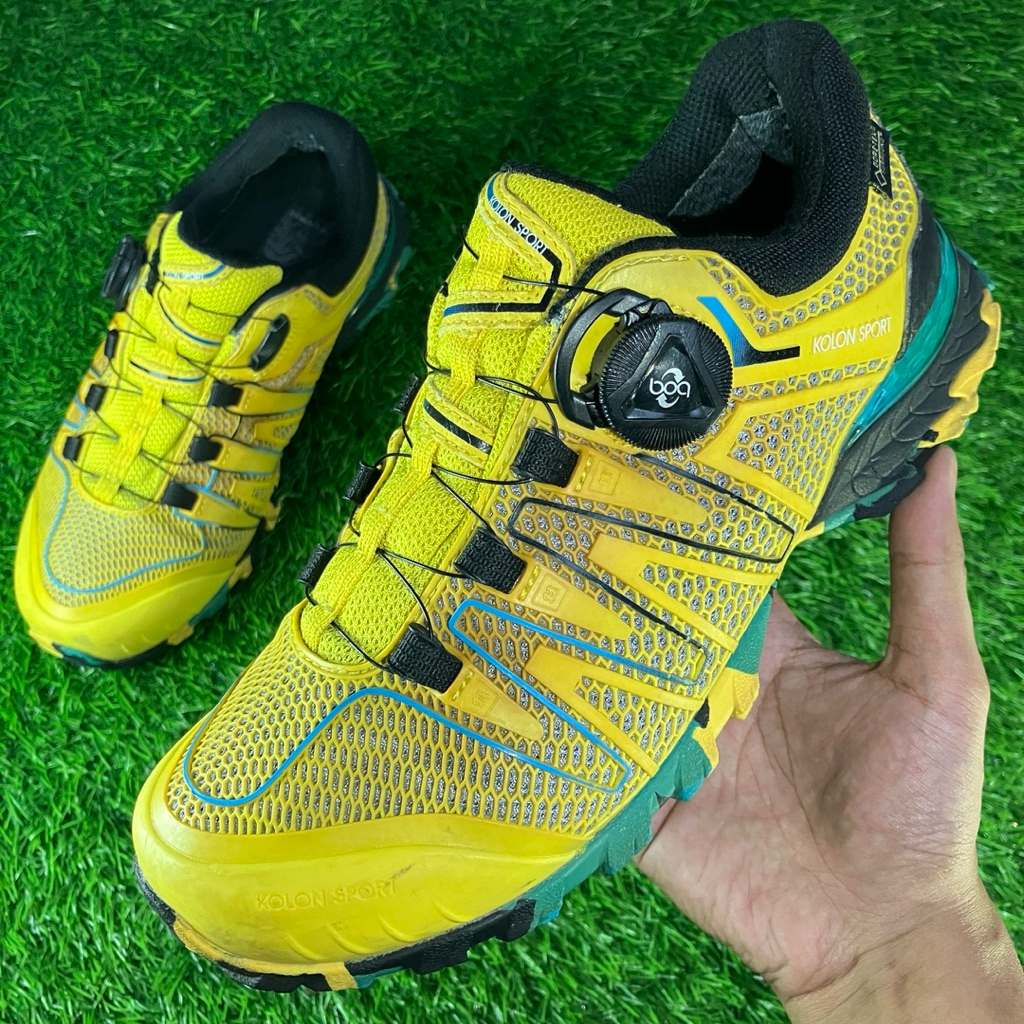 รองเท้า Kolon Sport Yellow Wrapp Boa Outdoors พรีเลิฟ ไซส์ 40
