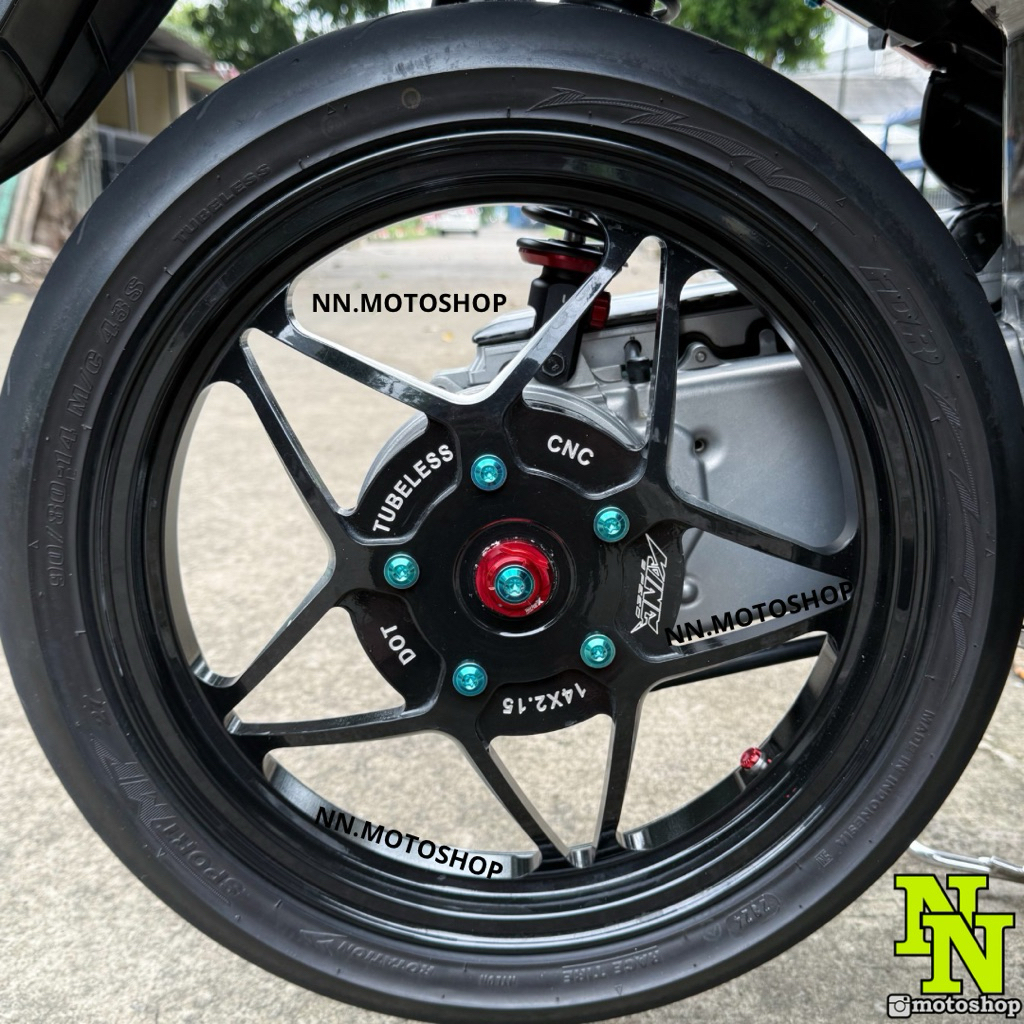 CNC KING SPEED X1R TITANIUM GR5 VIETNAM WHEEL BOLTS UNIT