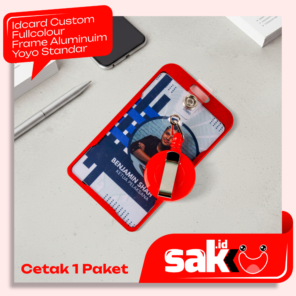 ONE COMPLETE SET ของ ID CARD/YOYO STD/ALUMINUM FRAME