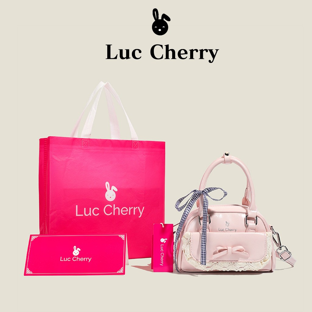CZA YT0028 LUCCHERRY PREMIUM IMPORTED Womens SLING BAG ฟรีถุงกระดาษ + สง่างาม SLINGBAG CERTIFICATE