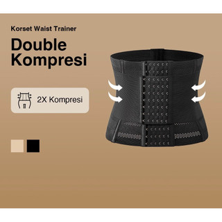 Korset Waist Trainer Dengan Belt Kompresi Ekstra korset Pelangsing
