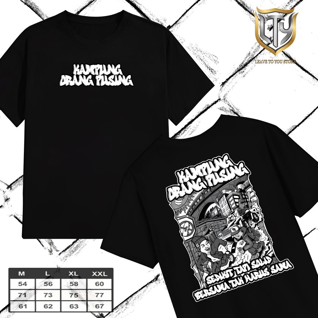 LeaveToYouStore เสื้อยืด Village People Dizzy Cotton Combed 24s