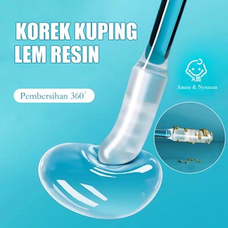 Korek Kuping Lem Pembersih Telinga Portable Pembersih Kotoran Earwax Earpick Isi 24pcs