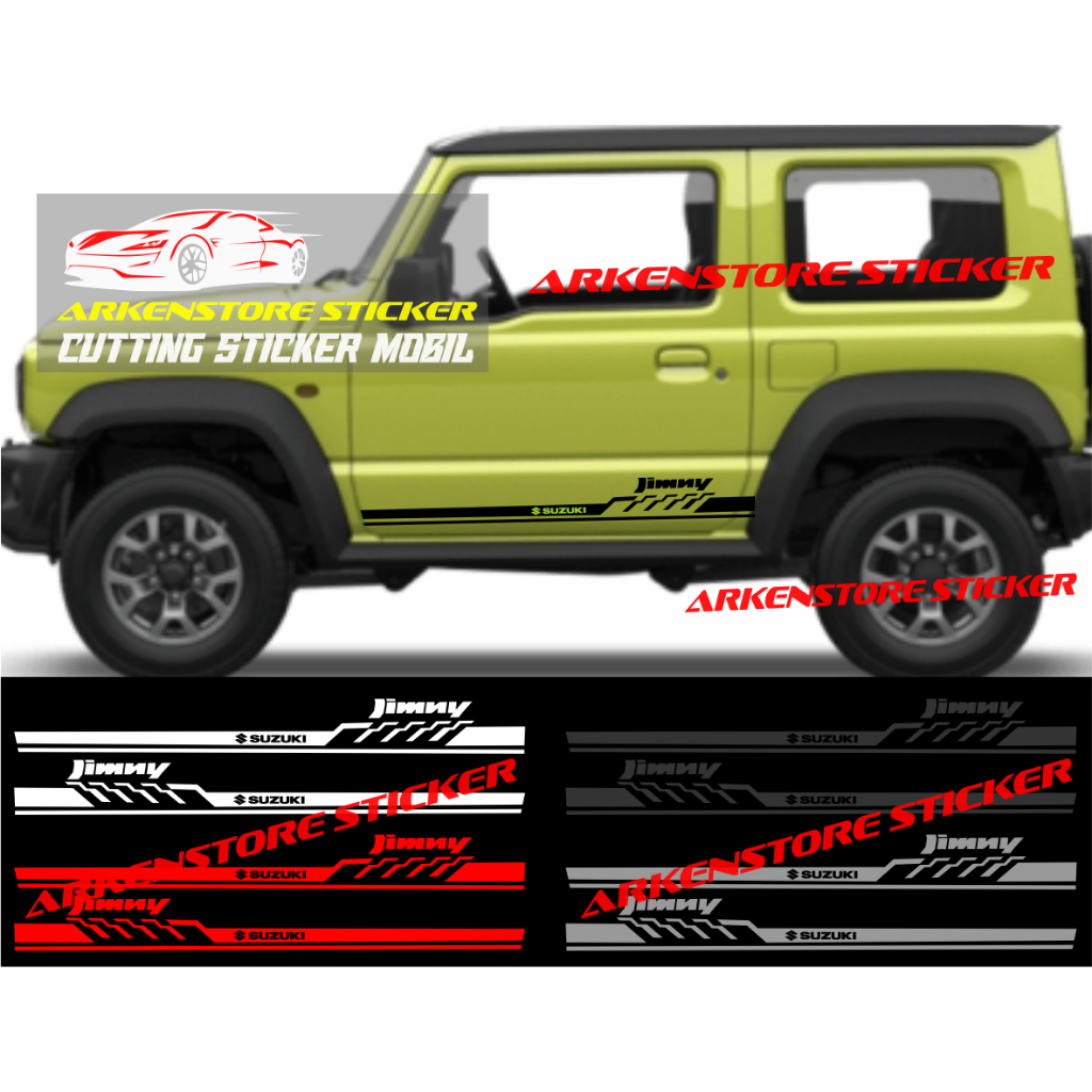 สติ๊กเกอร์ติดรถ Jimny สติ๊กเกอร์ตัด สติ๊กเกอร์ติดรถ suzuki Jimny สติ๊กเกอร์ Jimny