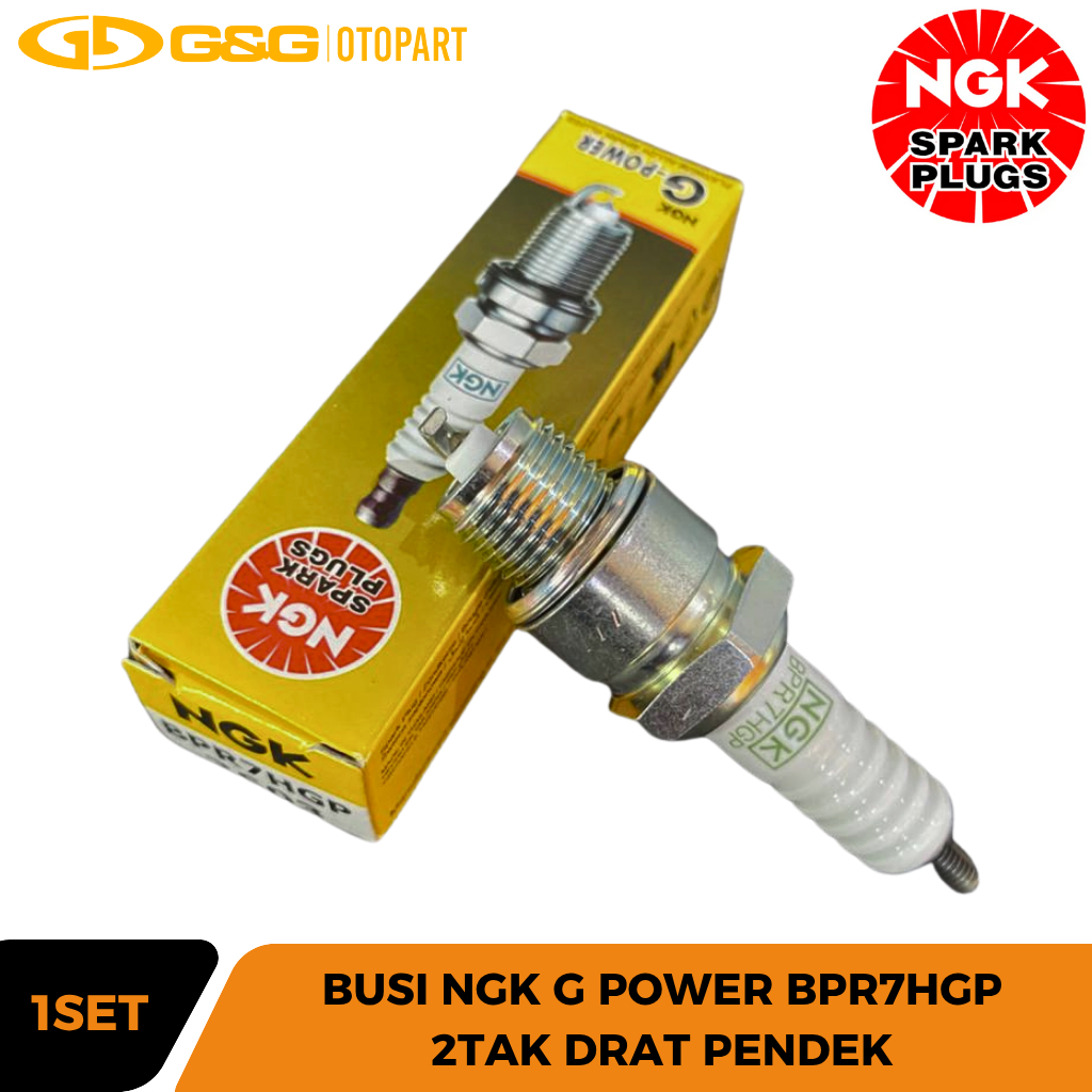 หัวเทียน NGK G-Power BPR7HGP Rx King F1zr Tornado 2 จังหวะสั้น