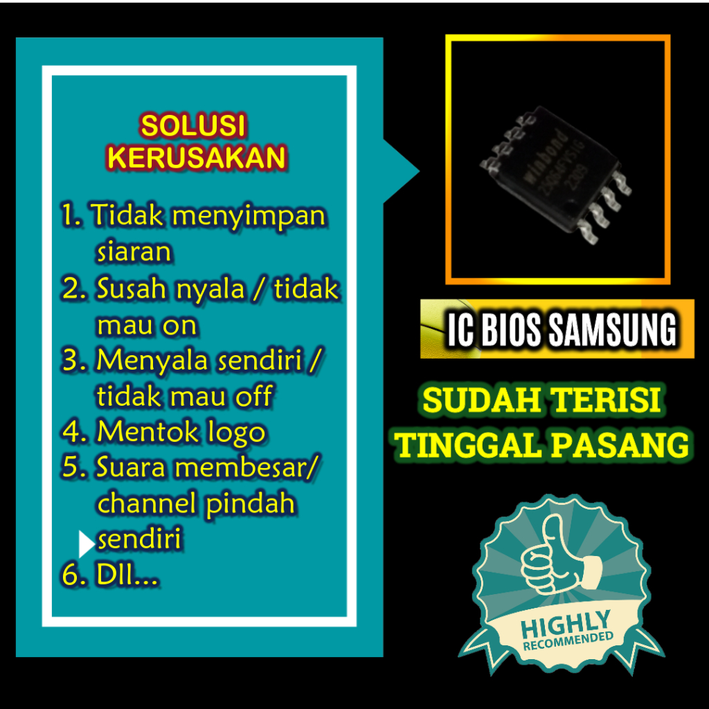 Firmware Samsung UA32H4000 UA 32H4000 IC หน่วยความจําไบโอส์