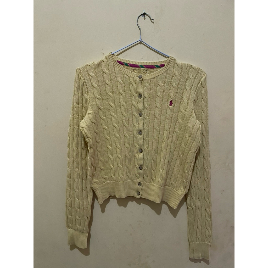 PRELOVED PREMIUM CARDIGAN, CABLE CARDIGAN, STRIPE CARDIGAN