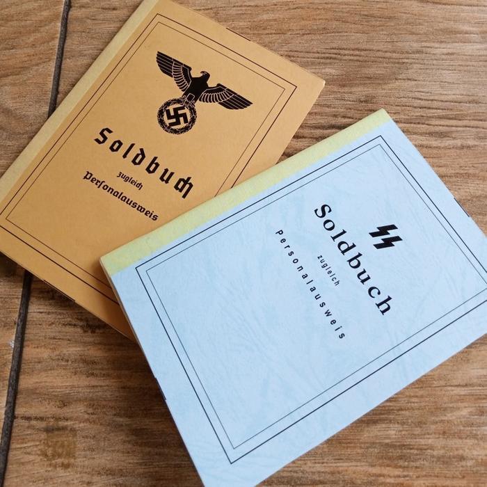 Soldbuch Germany SS WW2 Repro คุณภาพ