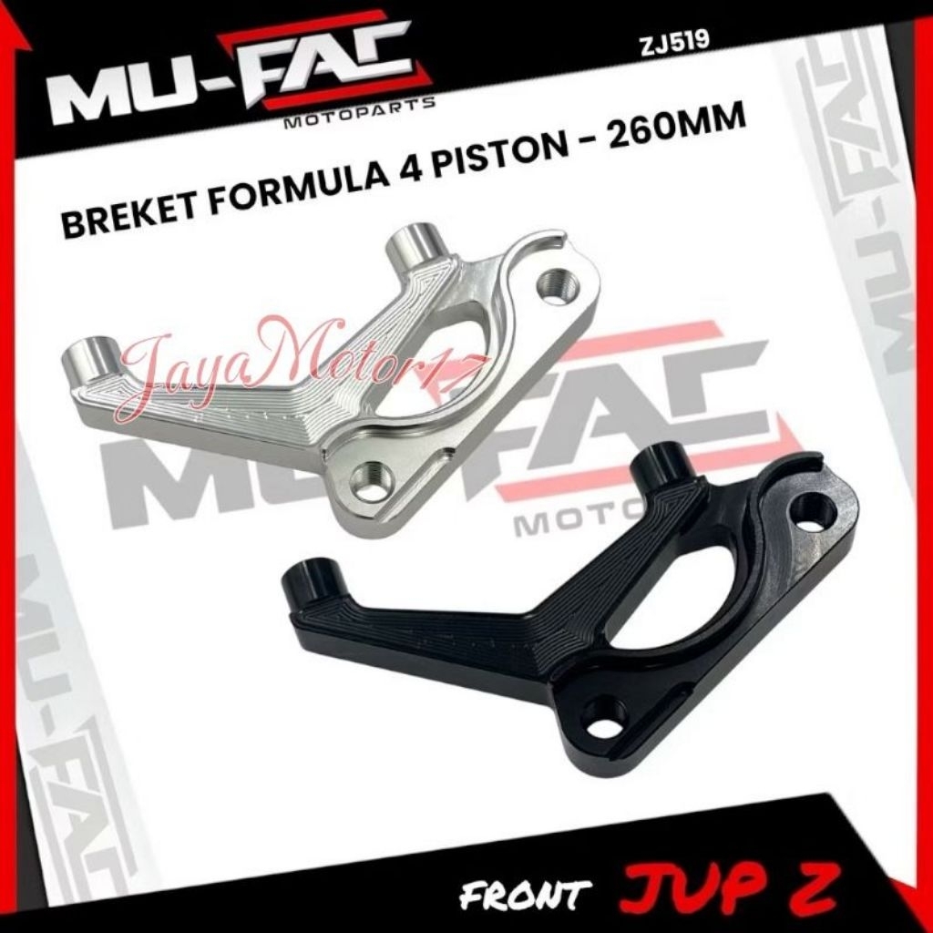 MUFAC Formula 4 ขายึดคาลิปเปอร์ลูกสูบ ขนาด 260 มม. ZJ519 Jupiter Z และ F1zr รถจักรยานยนต์