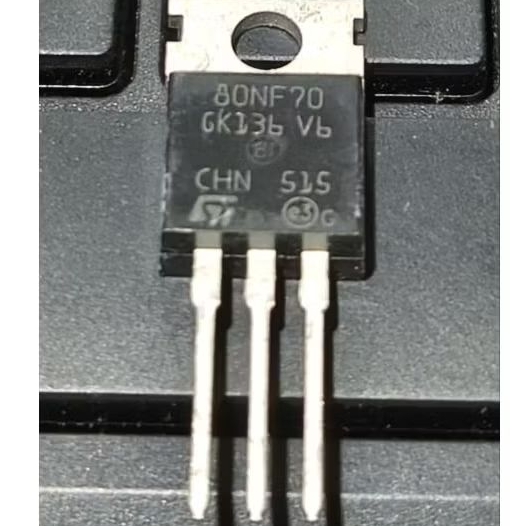 PS - MOSFET STP80NF70 80NF70 NEW ST 68V 98A TO-220