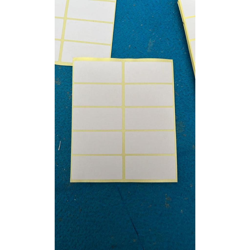 INVITATION LABEL - NAME LABEL - EMPTY WEDDING INVITATION LABEL UK 25x55 MM