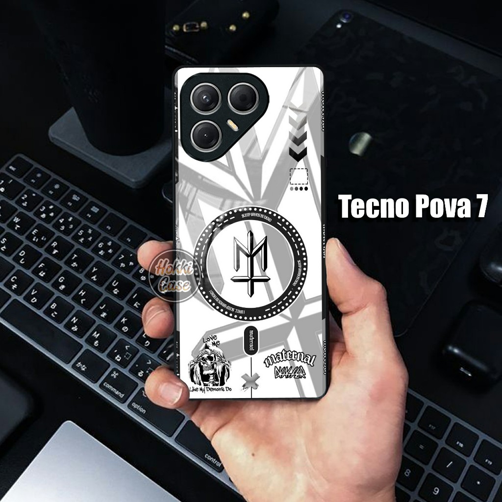 เคส HP Tecno Pova 7 - Tecno Pova 7 Glass Softcase - เคสโทรศัพท์ Tecno Pova 7 - Tecno Pova 7 Silicone