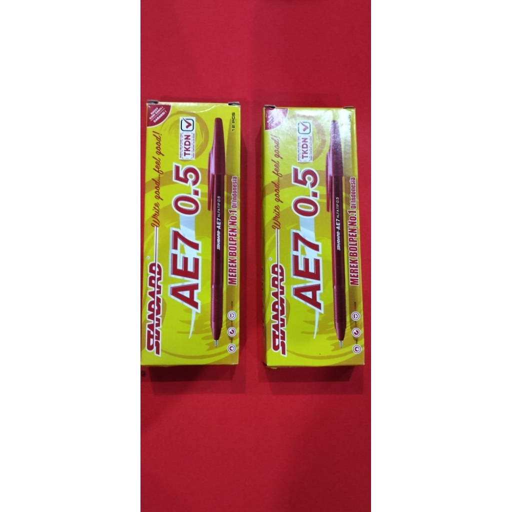 MERAH PEN AE 7 RED STANDARD BRAND RED PEN