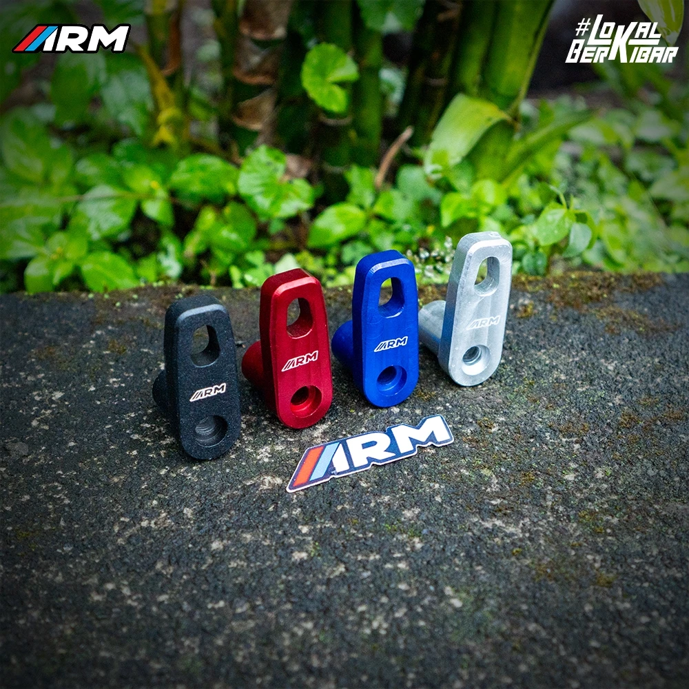 GANTUNGAN ARM ARUMI MOTORCYCLE GOODS HANGERS V2 VARIO BEAT SCOOPY MIO FULL CNC