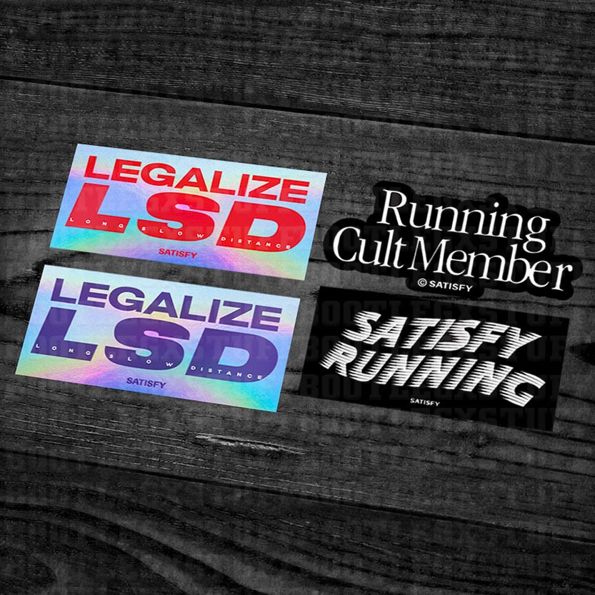 SATISFY - SATISFY RUNNING สติ๊กเกอร์โฮโลแกรม (BOTTLEG)