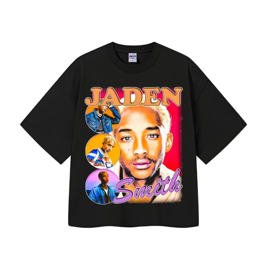 เสื้อยืดโอเวอร์ไซส์ Jaden Smith | สีดํา สีดํา สีดํา สีดํา | ขาวขาว | สีดํา สีดํา | ขาวขาว | เสื้อยืด