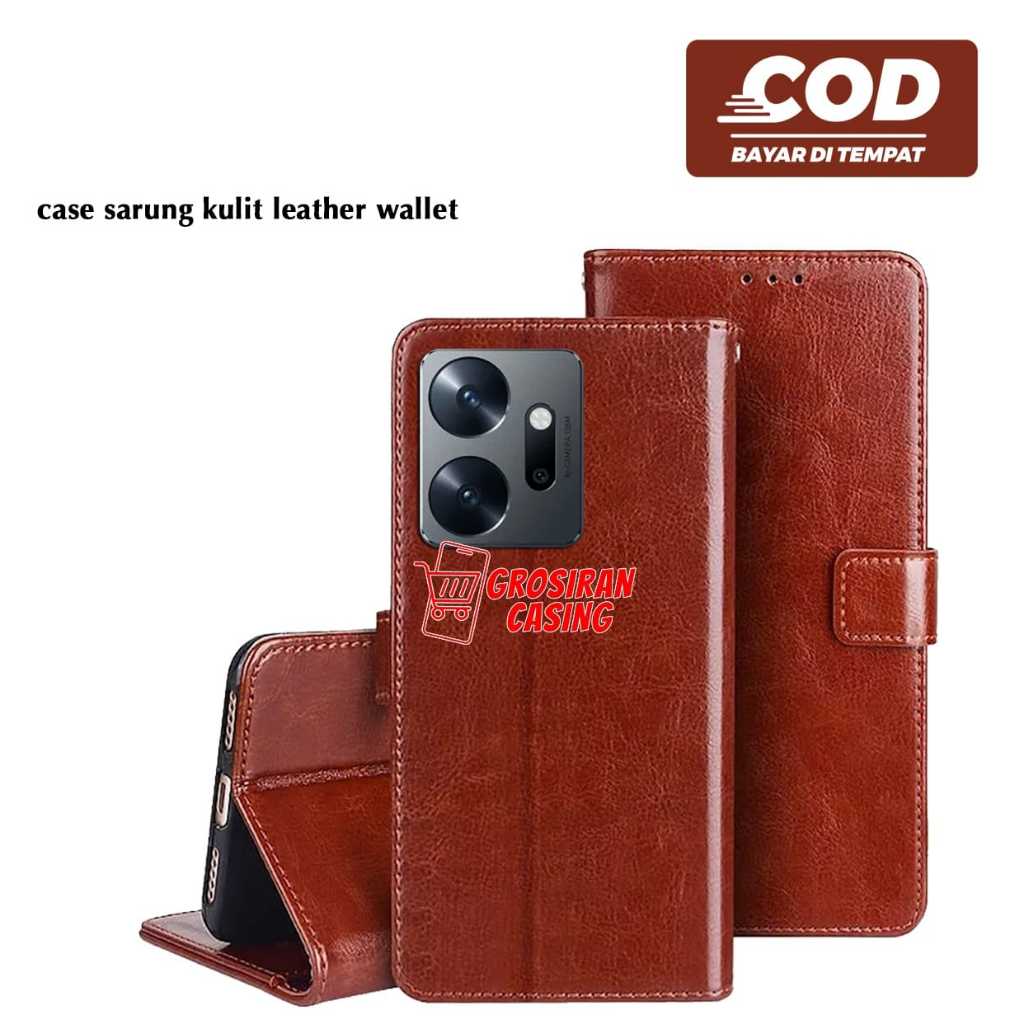 Leather Flip Cover Casing Book case Infinix Zero 20 Infinix Zero 30 4G Infinix Zero 40 4G