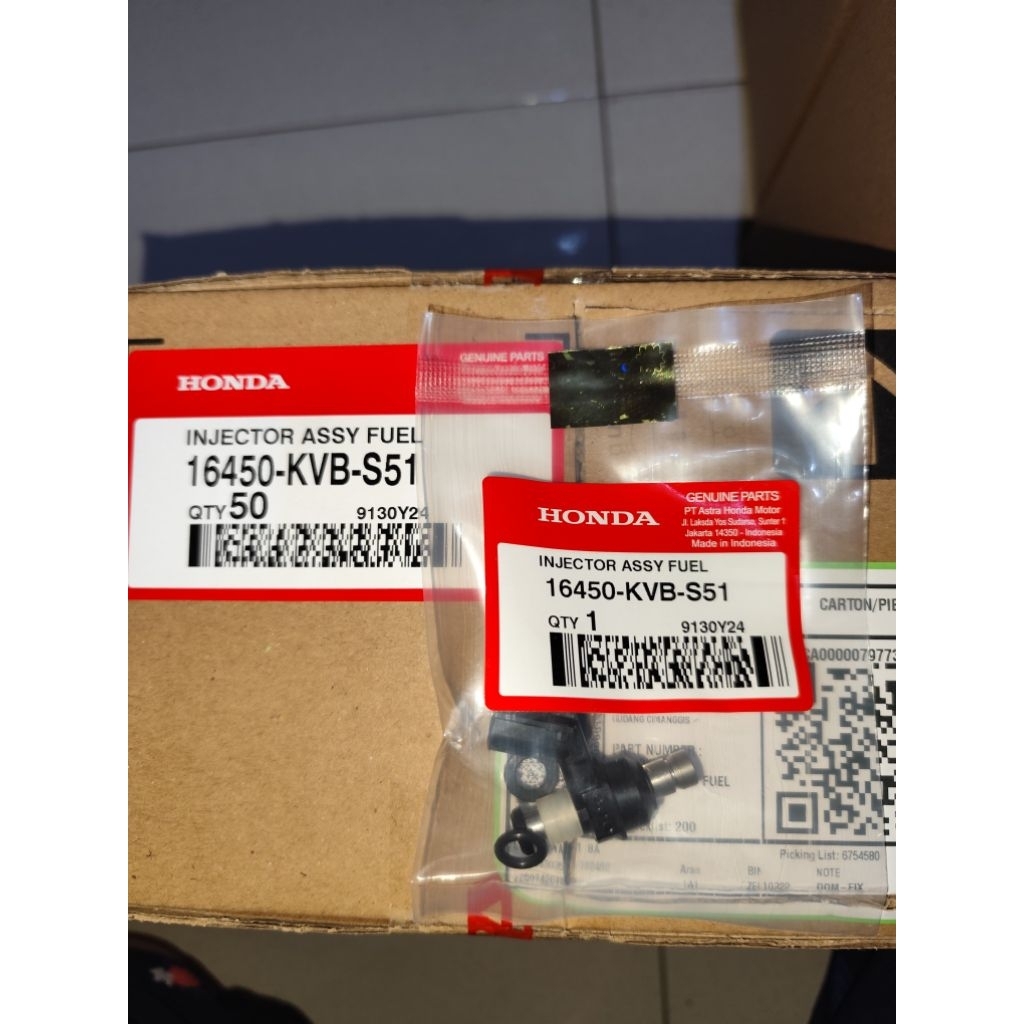 Assy หัวฉีด. SPACY FI. 16450-KVB-S51. ต้นฉบับต้นฉบับ