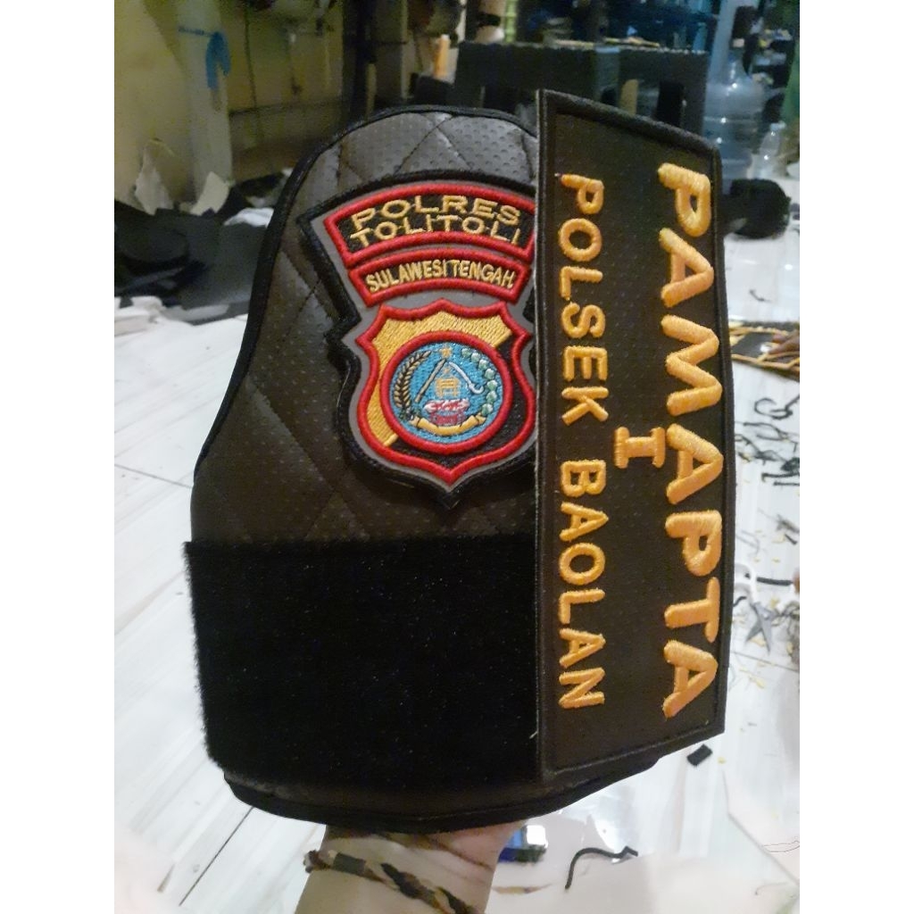 PAMAPTA Armband/Bhabinkamtibmas Armband/Birusa Armband/โลโก้ที่กําหนดเองและปลอกแขนเขียน