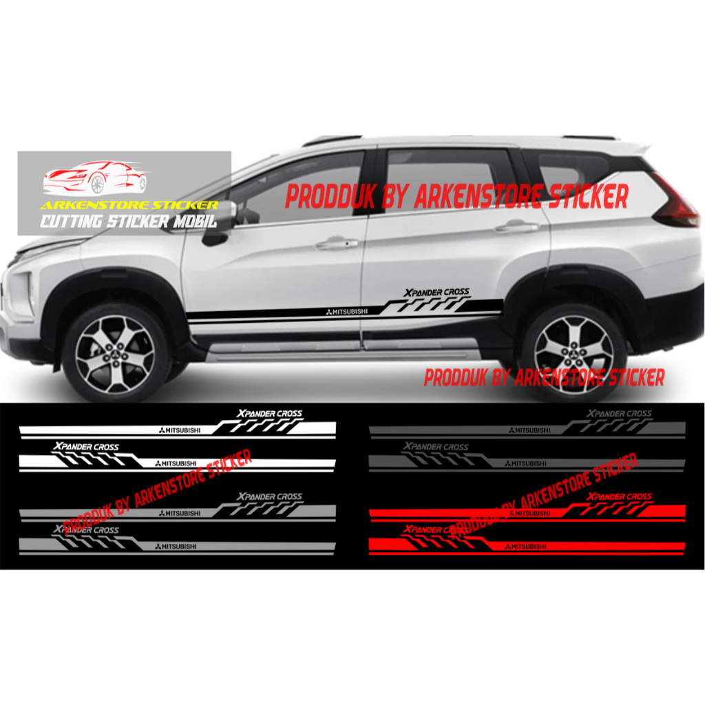 สติ๊กเกอร์ติดรถตัดขวาง Xpander, สติ๊กเกอร์ติดรถ mitsubishi Xpander Cross, สติ๊กเกอร์ Xpander Cross