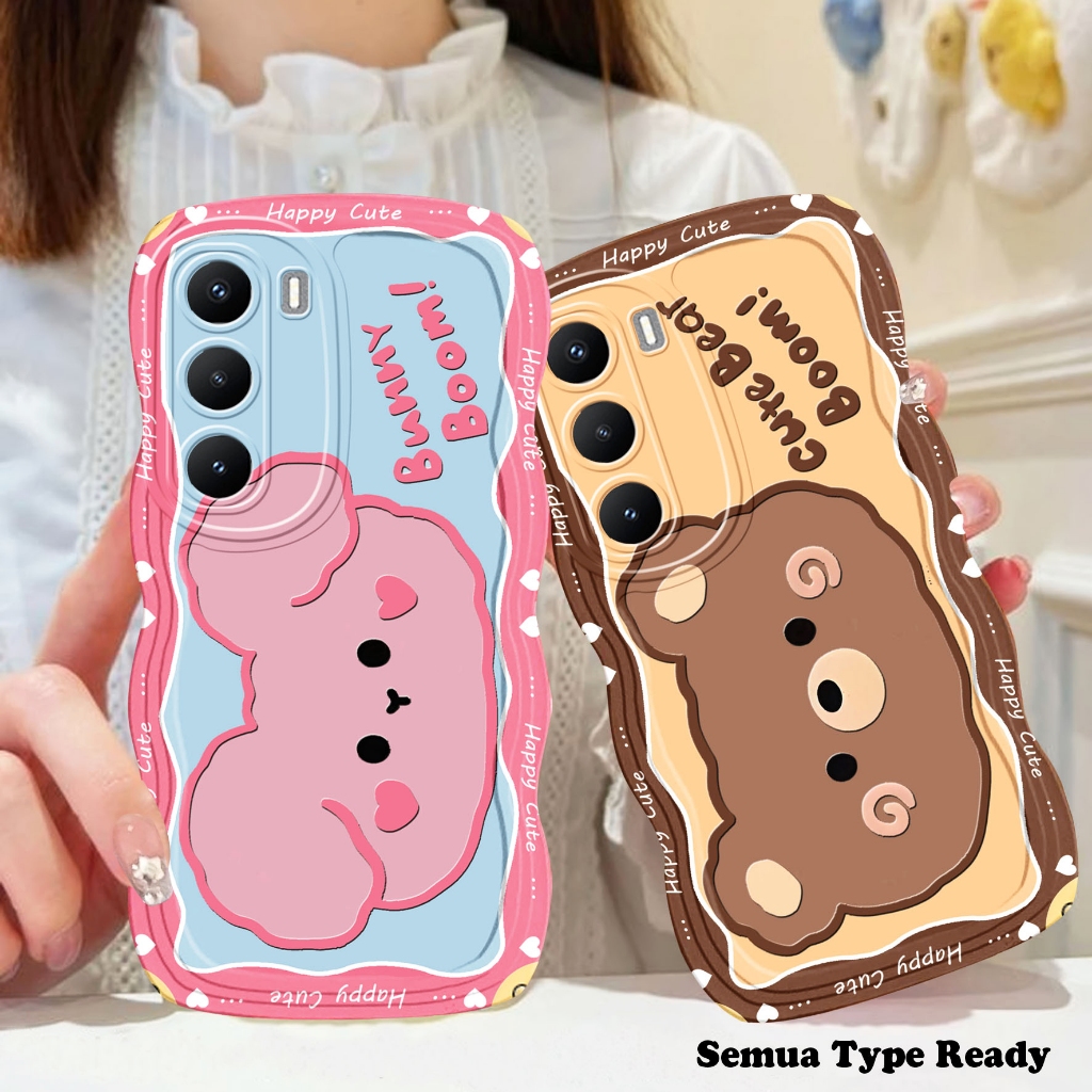 RY832 เคส Hp Oppo A5i A3X A38 A18 A58 A78 A98 A15 A16 A17 A57 2022 A17K F9 A3S Softcase Wave