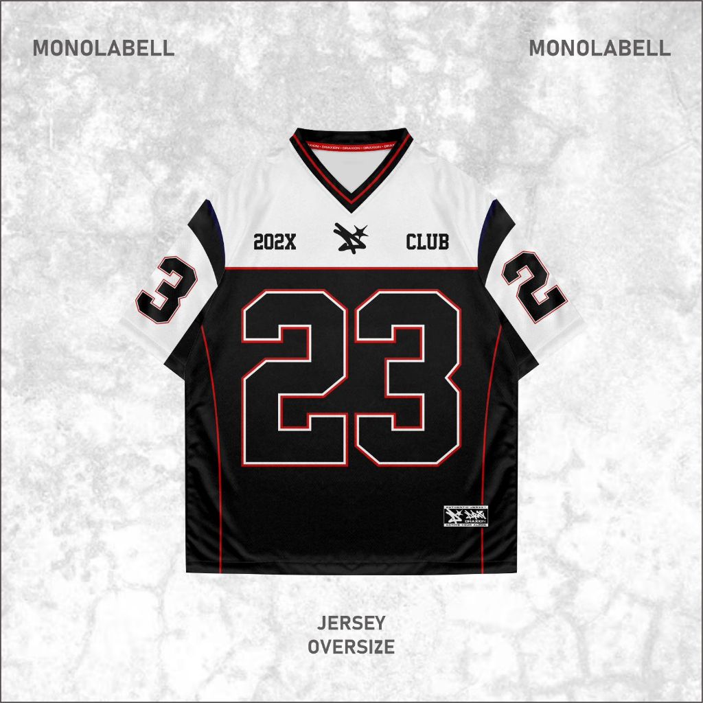 MONO LABEL I Jersey Over Size Hockey Rugby ผู้ชายผู้หญิง Boxi Fit REtro Casual Vintage Premium ล่าสุ