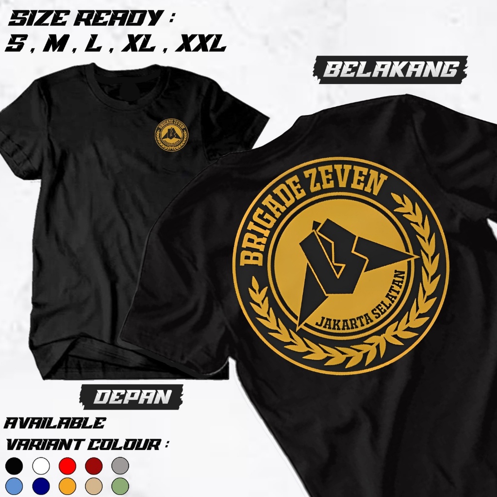 เสื้อยืด Brigez. เสื้อยืดมอเตอร์ไซค์. เสื้อยืด Motorcycleclub. เสื้อยืดเท่ๆ - Brigade zeven - เสื้อย