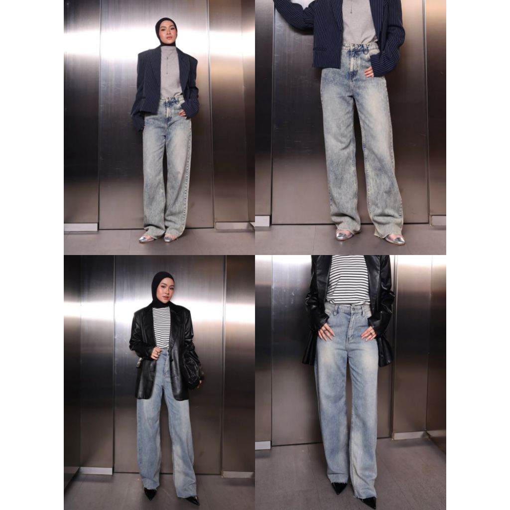 กางเกงยีนส์ Zowie Semiwide โดย Dianarestu