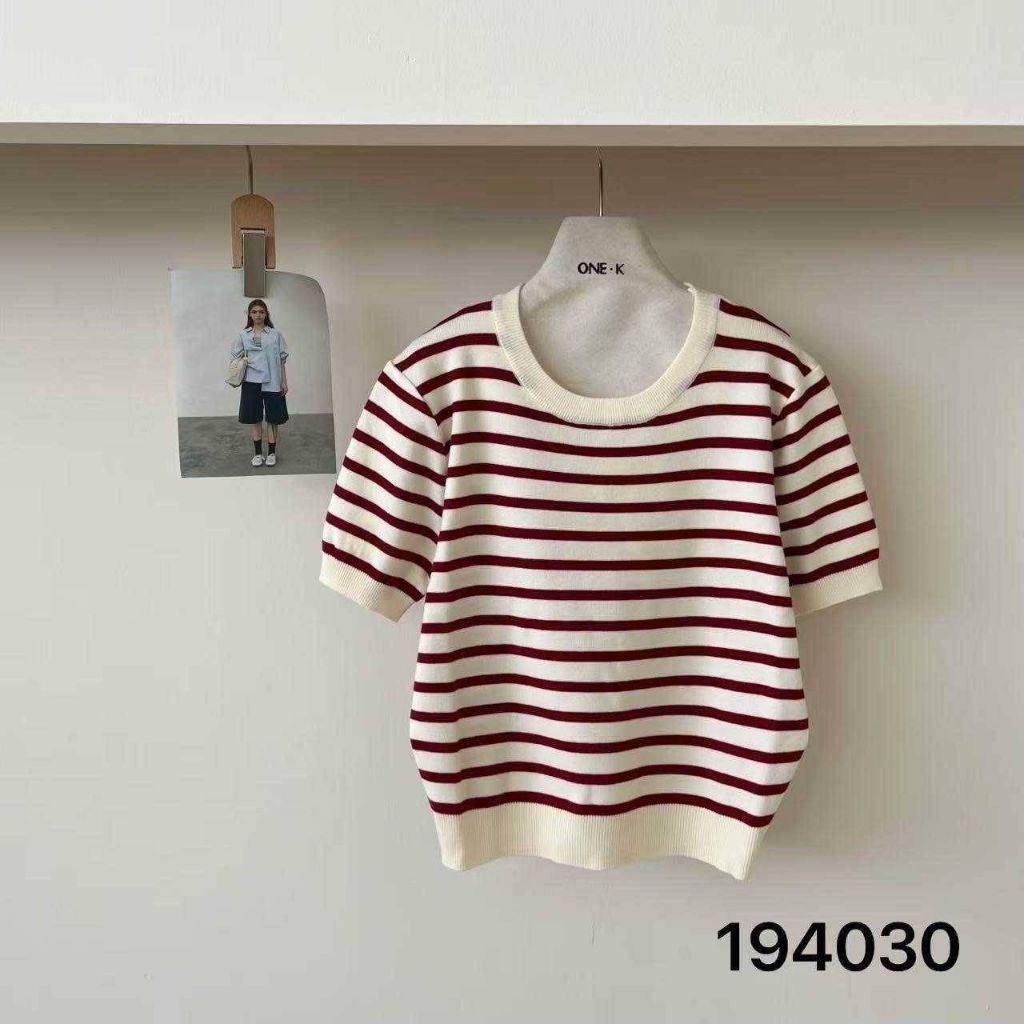 [LC] ONE-K 194030 เสื้อลายทาง