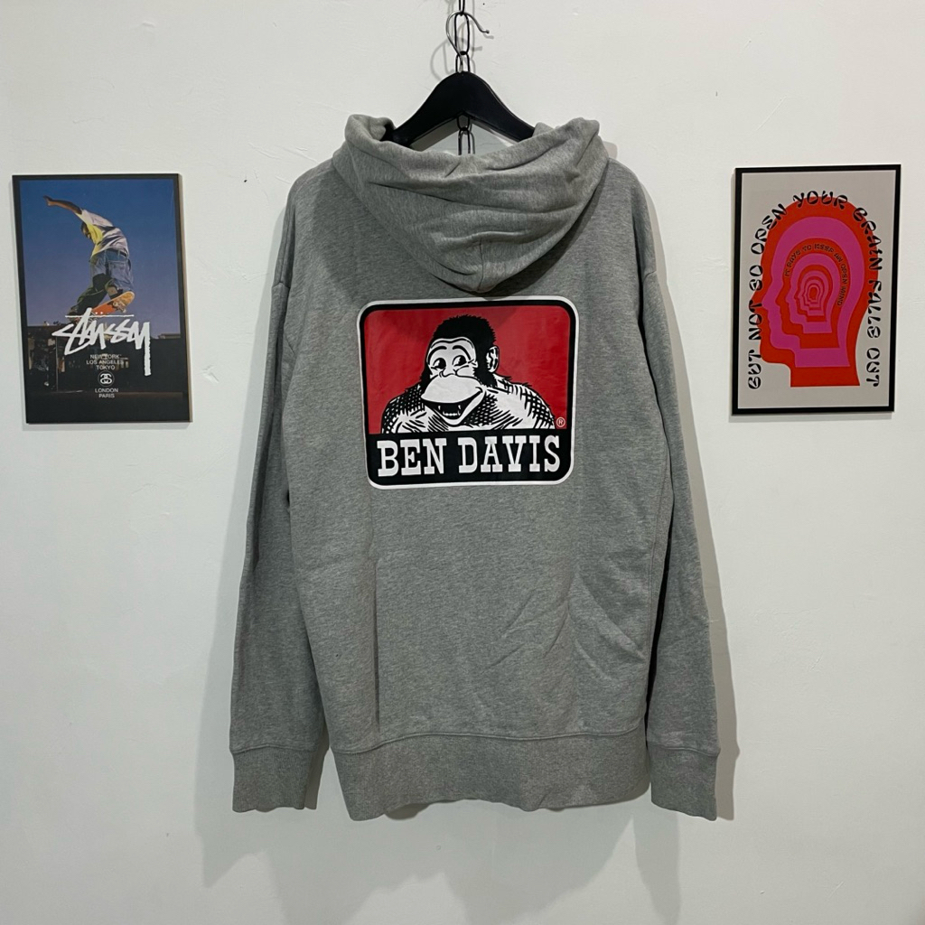 เสื้อมีฮู้ดโลโก้ใหญ่ Ben davis