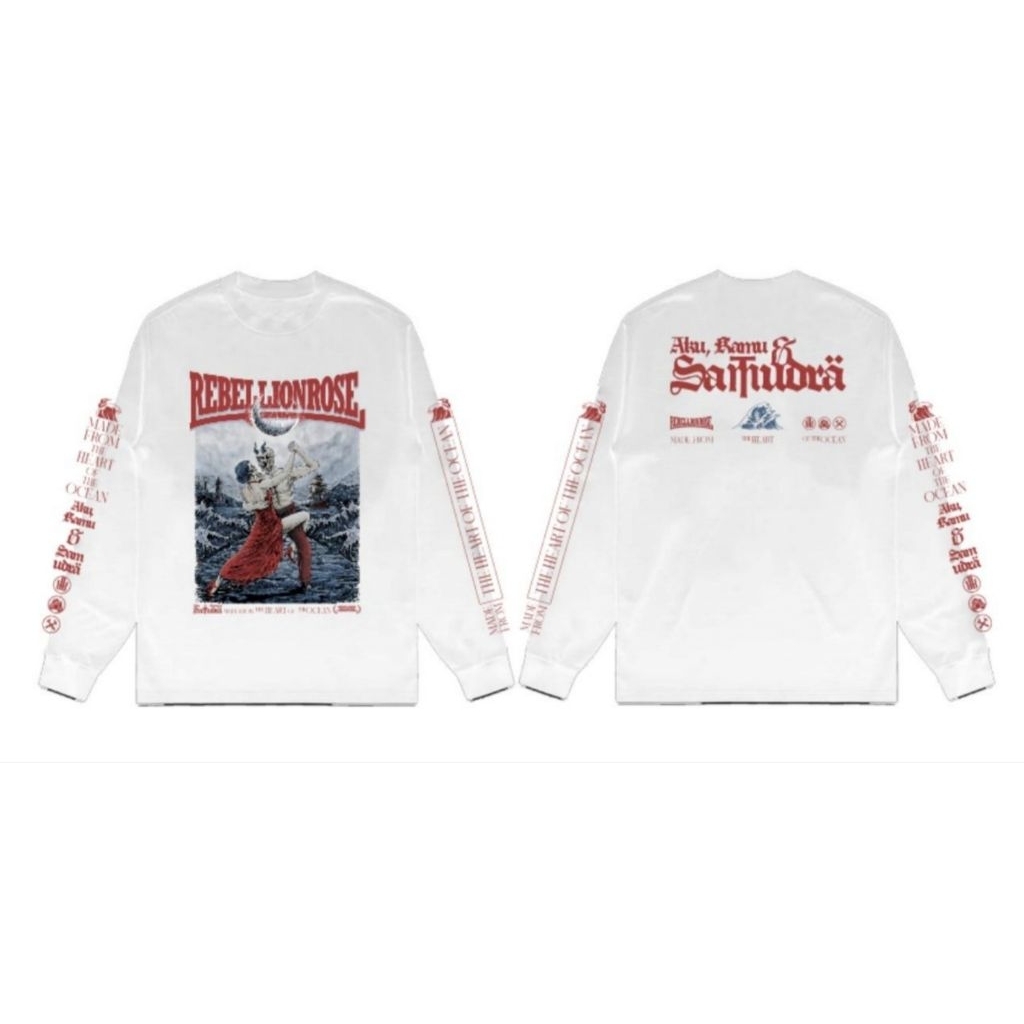 LS SAMUDERA WT / CMRDS MERCH / เสื้อยืด REBELIONROSE / ORIGINAL / แบรนด์ท้องถิ่น / เสื้อยืด CONVECTI
