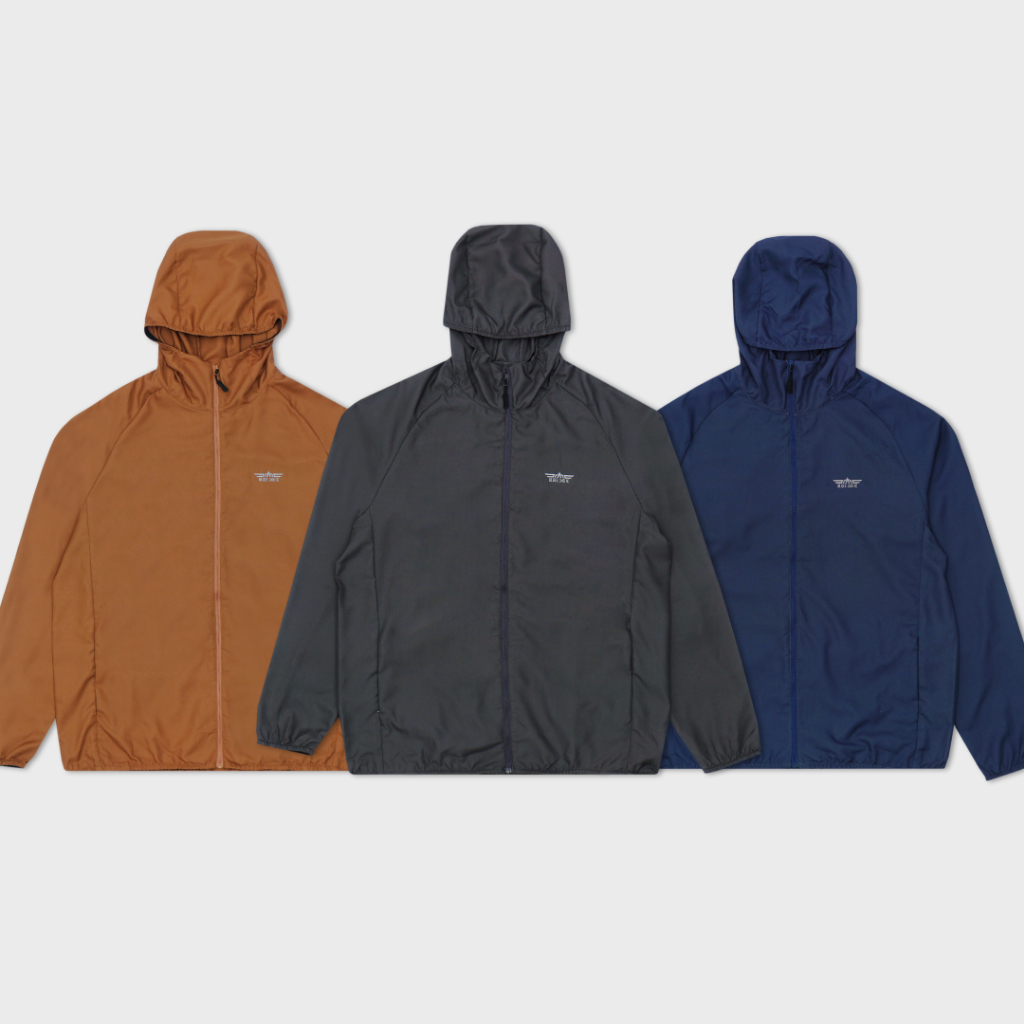 MGee Mens Running Jogging Tracking Outdoor Pockadable Lightweight Running Jacket C001 Part 1