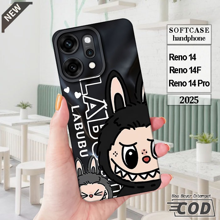 เคส OPPO RENO 14 _OPPO RENO 14F _OPPO RENO 14 PRO _เคสซิลิโคนสีดําใสยืดหยุ่นสุดเท่