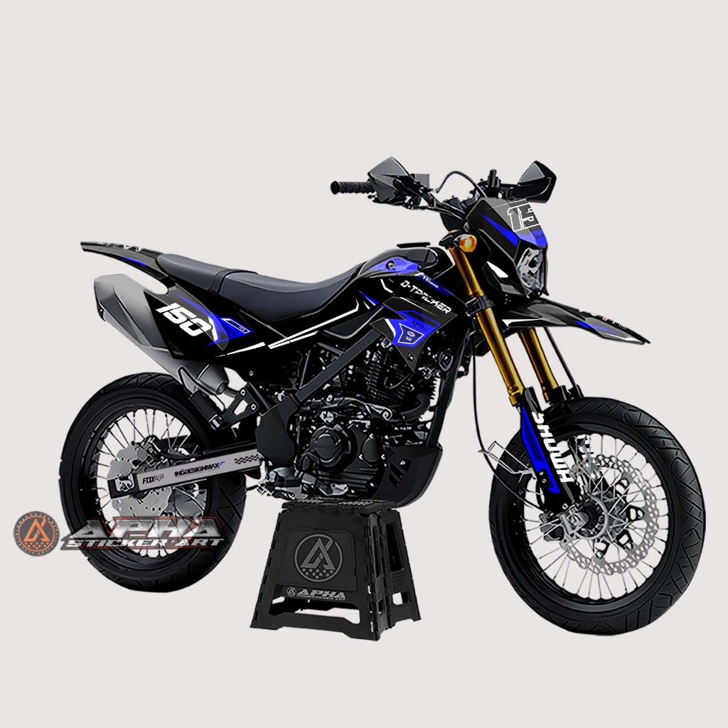 KAWASAKI KLX D-TRACKER BF สติ๊กเกอร์มอเตอร์ไซค์ดีไซน์ 110