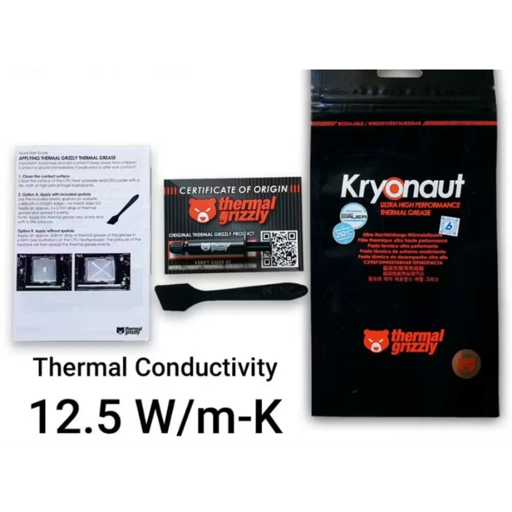 Thermal GRIZZLY Kryonaut Thermal Paste 1 Gram