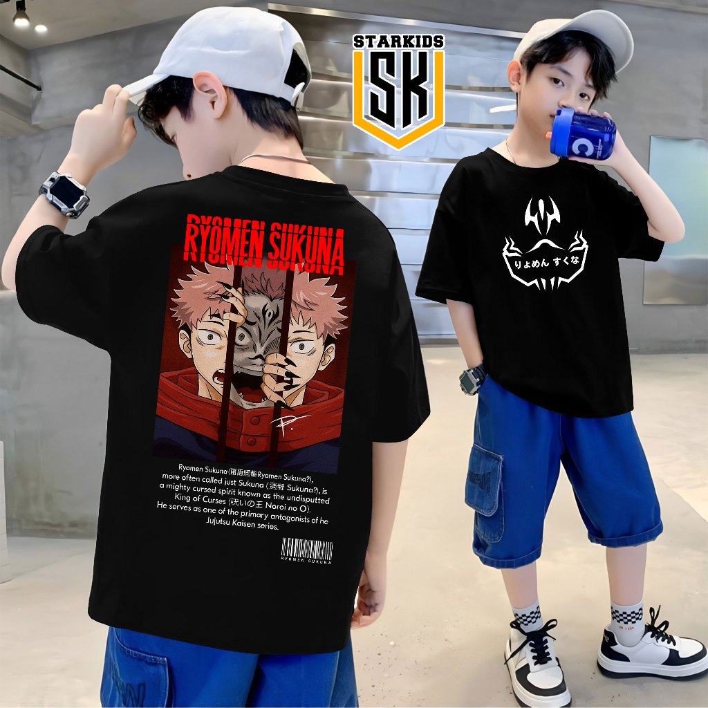 RYMEMEN SUKUNA PREMIUM CHILDRENS T-SHIRT / JUJUTSU KAISEN / เสื้อยืด DISTRO