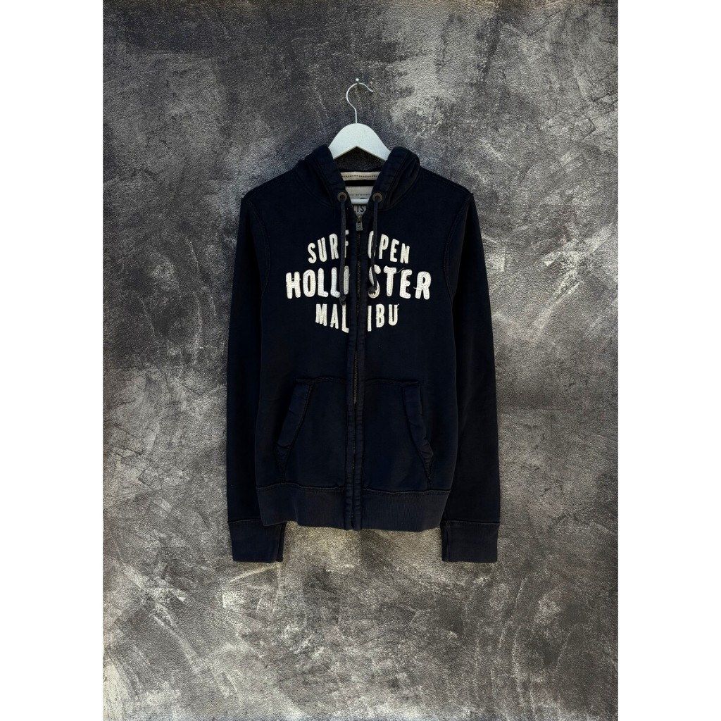 เสื้อฮู้ด Hollister Malibu Dark Navy Luxury Zipper
