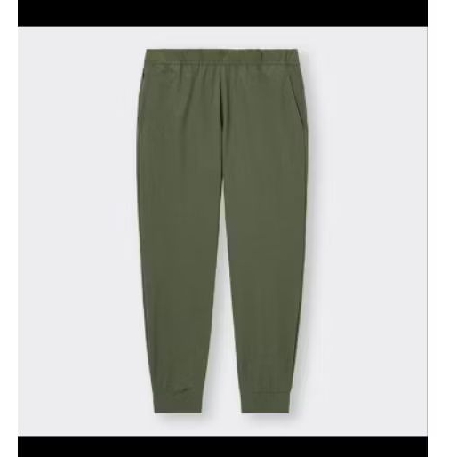 Gu by uniqlo jogger olive ต้นฉบับ