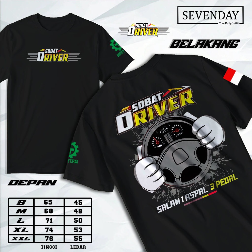 เสื้อยืด Sabat driver - Young driver Distro shirt_เสื้อผู้ชายและผู้หญิง