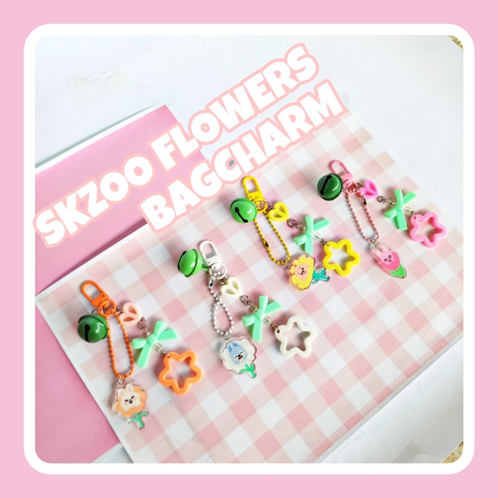 SKZOO FLOWERS BAGCHARM