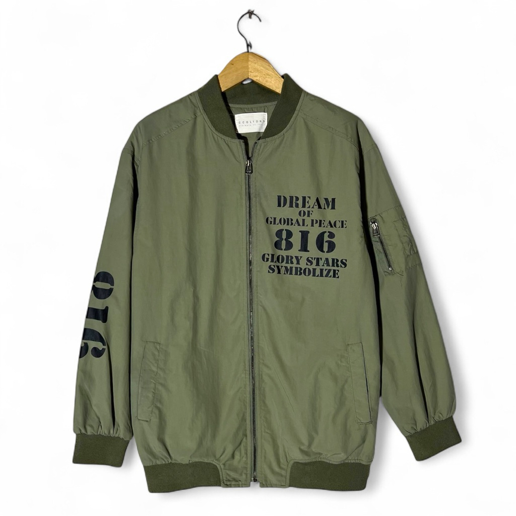 Bomber Jacket Ma-1 Military Army Green Original