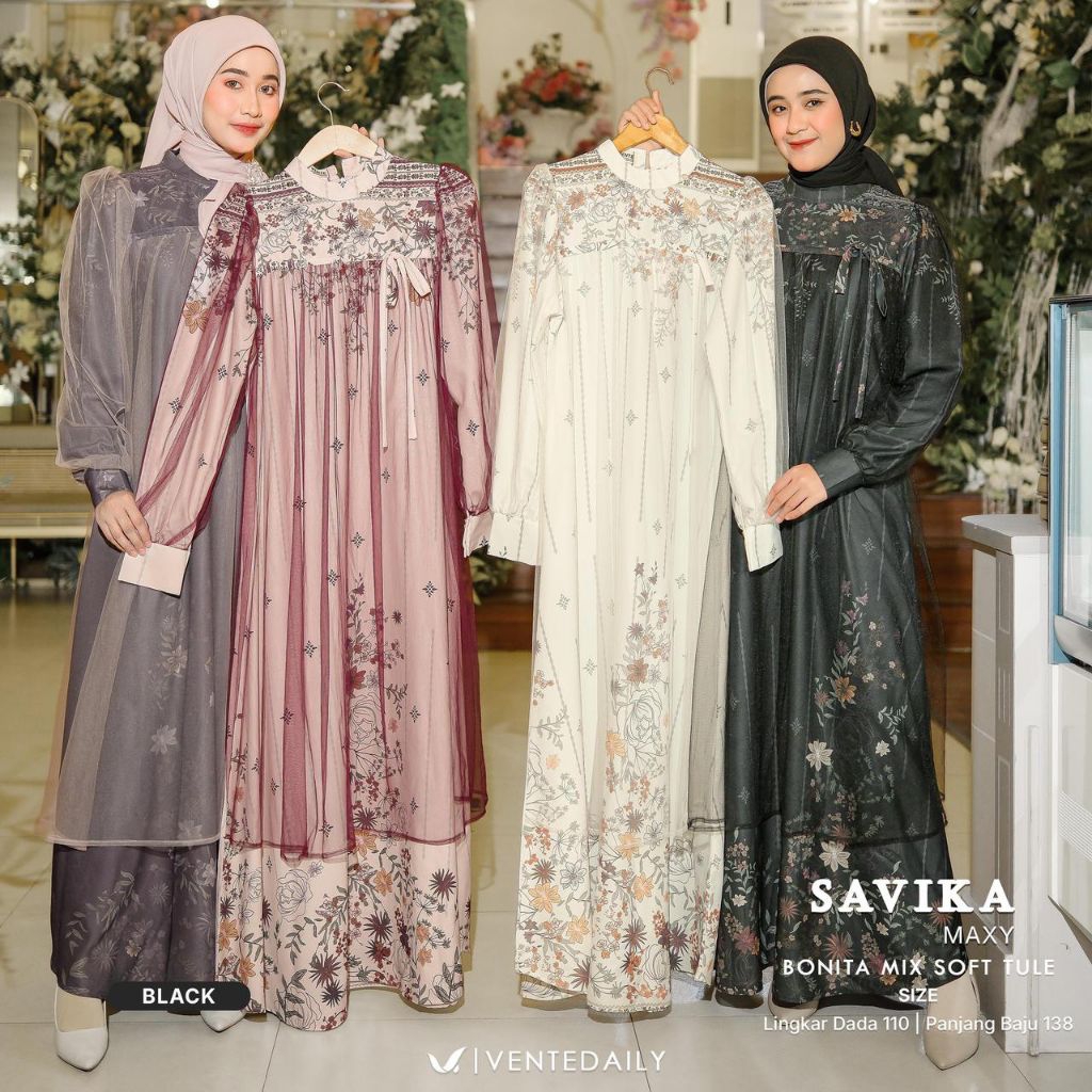 ใหม่ SAVIKA MAXY | Gamis ผู้หญิงคุณภาพ by SENTE
